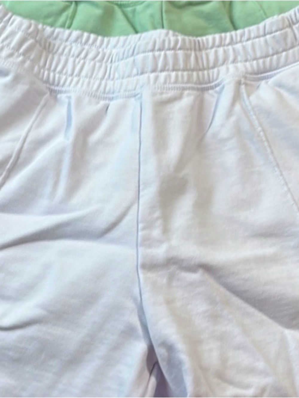 Women's lavender new balance shorts